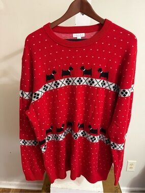 Charter Club Scottie Dog Sweater